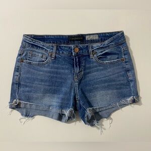 Aeropostale Women's Blue Denim Shorts